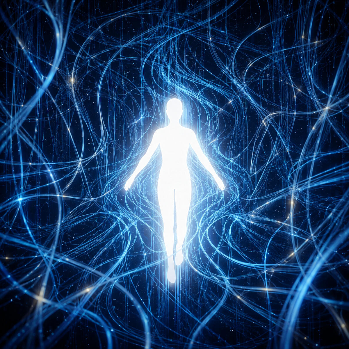 Interpretation of the codex structure of entanglement and the process by which one unentangles within the Monadic field (which itself remains untouched by distortion). Threads represent emotional memories, trauma, unresolved loops, events, contracts...